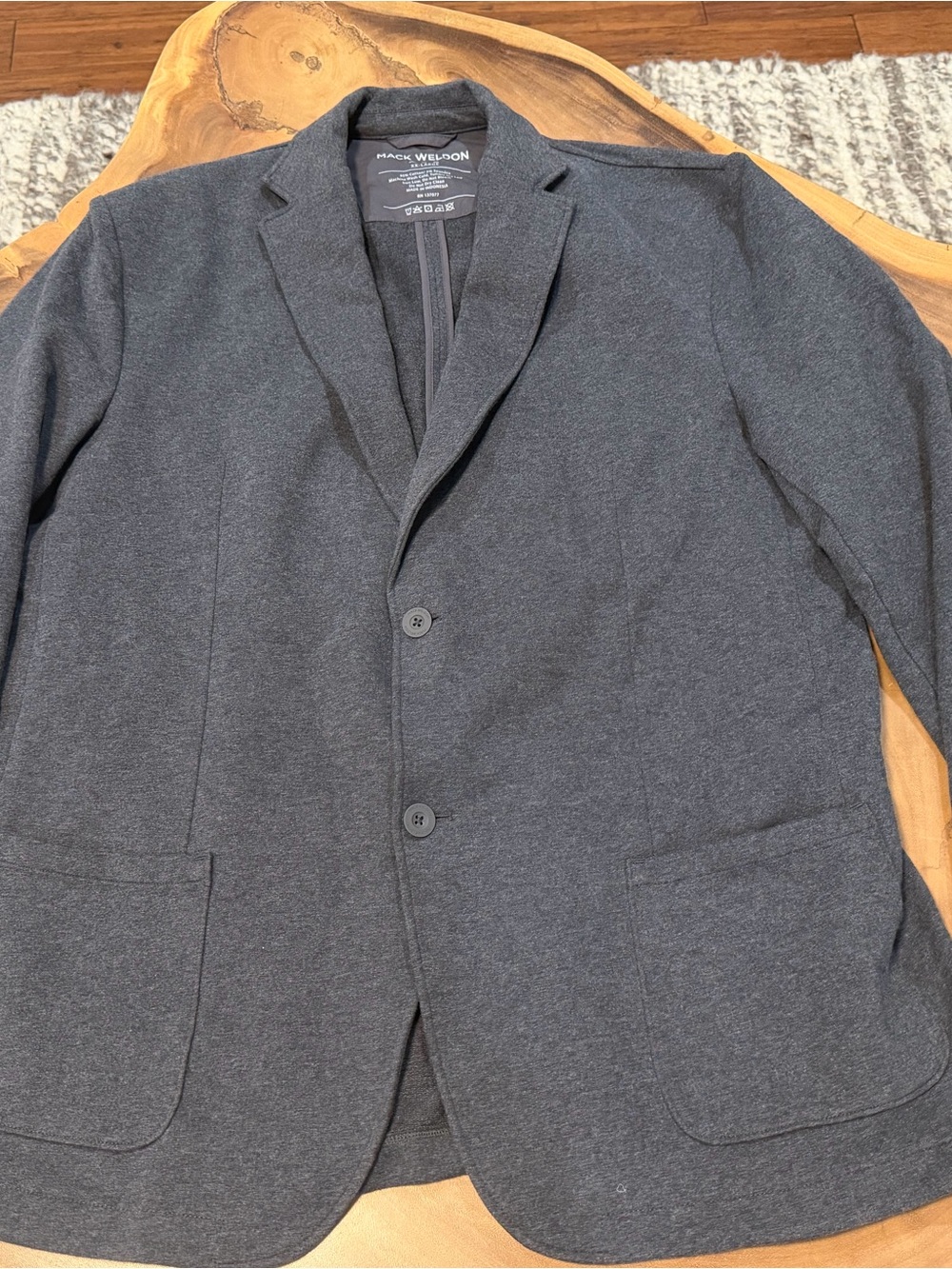 Mack Weldon Dark Gray Stretch blazer